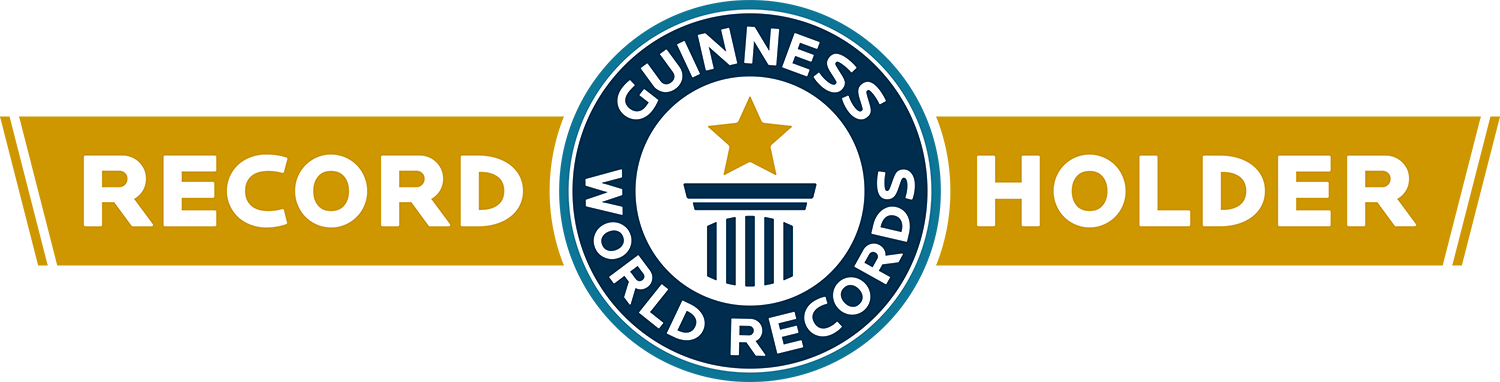 Guinness World Record official logo featured in Pyroemotions achievements