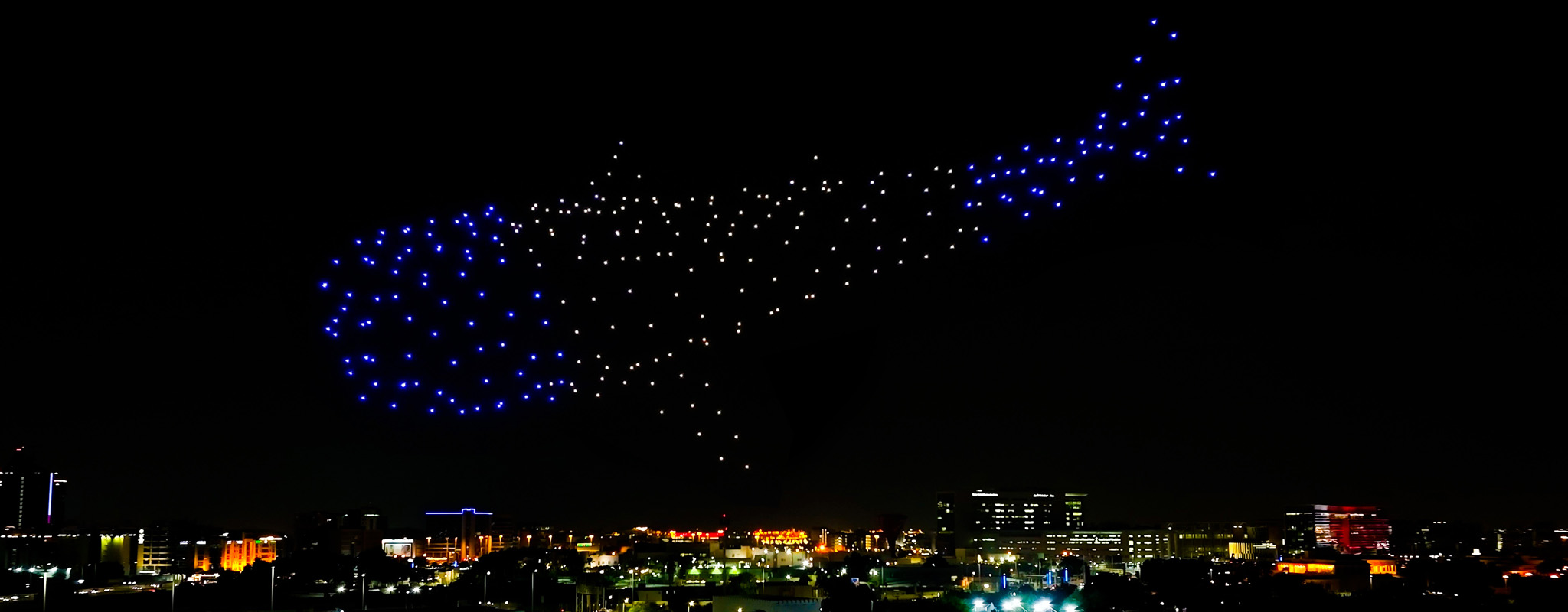 Innovative pyro & light drone show elevates events with state-of-the-art aerial displays